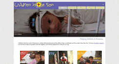 Desktop Screenshot of childrenintheson.com